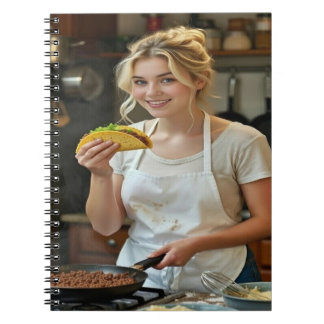 Eten van Tacos Foto Personaliseer Aanpassen Notitieboek