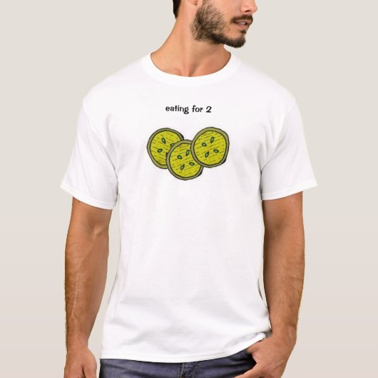 eten voor 2 t-shirt (Voorkant)