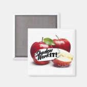 Eten voor Gedachte Koelkast Magnet (Voorkant / Achterkant)