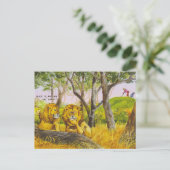 Eten vroeg briefkaart (Staand voorkant)