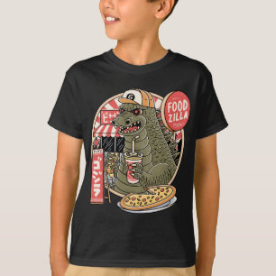 ETEN ZILLA PIZZA KAWAII ANIME MODE JAPANSE STR T-SHIRT