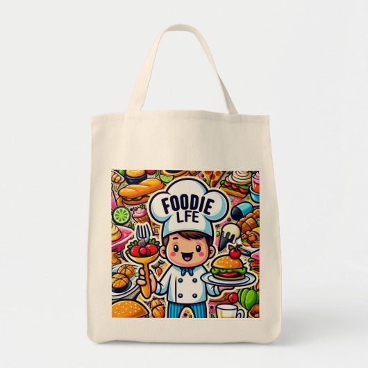 Etenliefhebber Leven Tote Bag (Voorkant)
