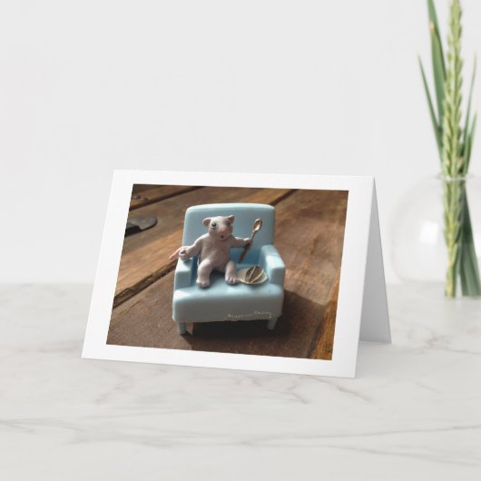 Etenstijd voor een kleine muis kaart (Voorkant)