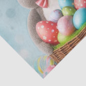 Eter Bunny en Border Collie Dog Tissuepapier (Detail)