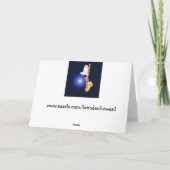 eter konijntje Gelukkige Pasen Feestdagen Kaart (Achterkant)