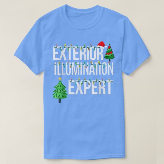 Eterior Illumination Epert Xmas lampjes Santa Hat  T-shirt (Design voorkant)