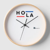 Eterity HOLA minimalistische wandklok (Voorkant)