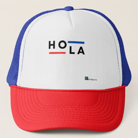Eterity HOLA Trucker Hat Trucker Pet (Voorkant)