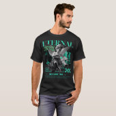 Eternal Angel Black Green Glow 3S bijpassend T-shi T-shirt (Voorkant volledig)