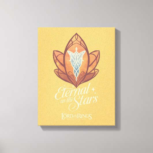 Eternal as the Stars Evenstar Graphic Canvas Afdruk (Voorkant)