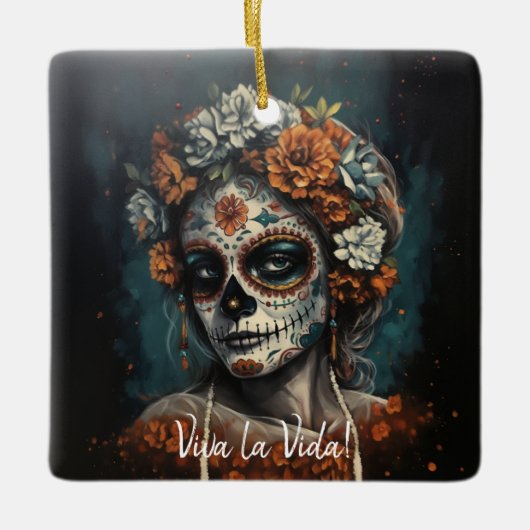 Eternal Beauty, custom Keramisch Ornament (Voorkant)