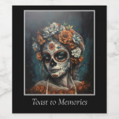 Eternal Beauty, custom Wijn Etiket (Enkel label)