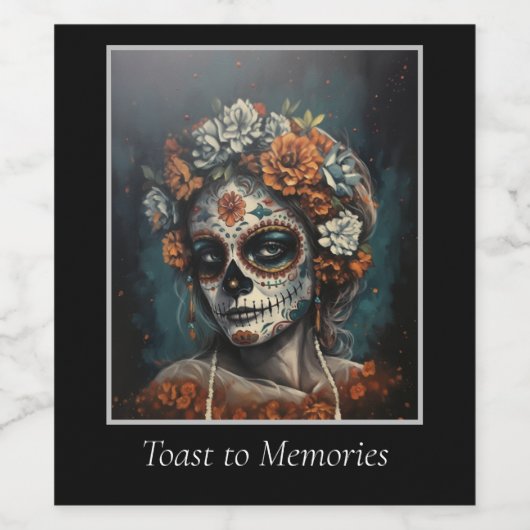 Eternal Beauty, custom Wijn Etiket (Enkel label)