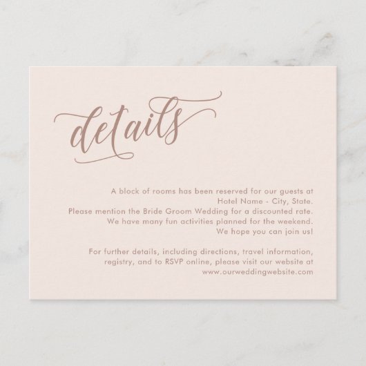 Eternal Bliss bewerkbare Color Enclosure Kaart (Voorkant)