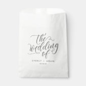 Eternal Bliss Bewerkbare Kleur Wedding Favoriete T Bedankzakje (Voorkant)