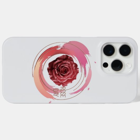 Eternal Bloom – A Rose Day Elegance Case-Mate iPhone Case (Achterkant (horizontaal))