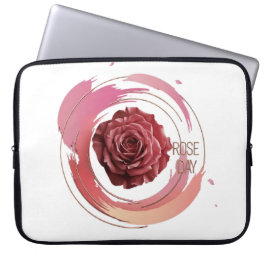 Eternal Bloom – A Rose Day Elegance Laptop Sleeve