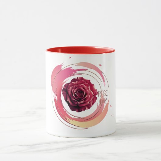 Eternal Bloom – A Rose Day Elegance Mok (Midden)