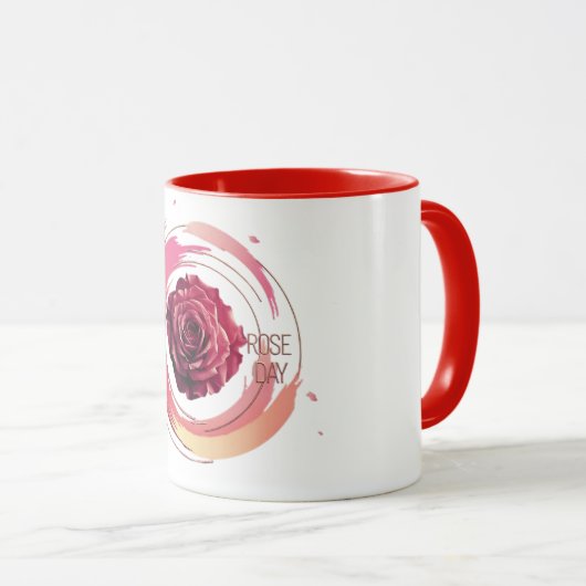 Eternal Bloom – A Rose Day Elegance Mok (Voorkant rechts)