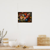 Eternal Bloom: een symfonie van kleuren Poster (Keuken)