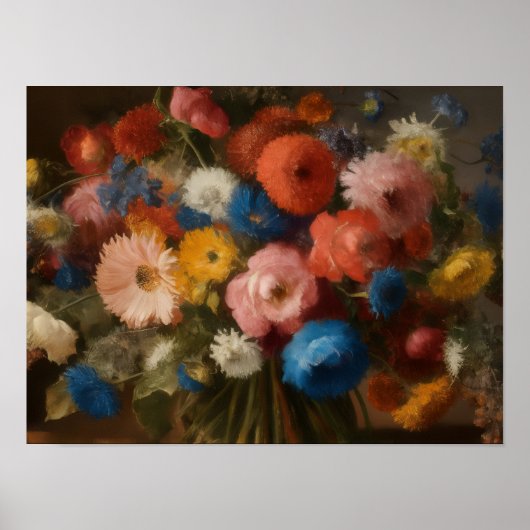 Eternal Bloom: een symfonie van kleuren Poster (Voorkant)