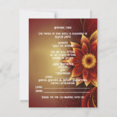 Eternal Bloom: Tijdloze viering van liefde RSVP Kaartje (Voorkant)