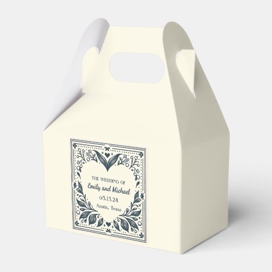 Eternal Blooms Gast Bedankdoosjes (Voorkant Zijde)