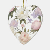 Eternal Blossom: Betoverende Bloemenhart Ornament (Links)