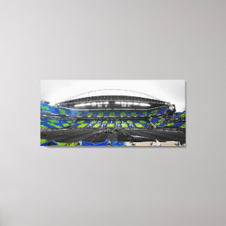 Eternal Blue Forever Green 3-panelbekerfinale Tifo Canvas Afdruk
