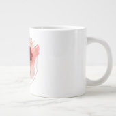 Eternal Blush: A Modern Rose in Abstract Harmony Grote Koffiekop (Rechts)