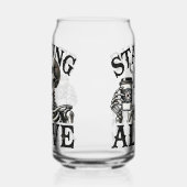 Eternal Brew: Skeleton Can Glass Blikvorm Glas (Links)