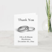 Eternal Dankkaart (wit) Bedankkaart (Voorkant)