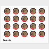 Eternal Dragon Circle Ronde Sticker (Vel)