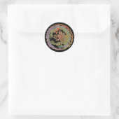 Eternal Dragon Circle Ronde Sticker (Tas)