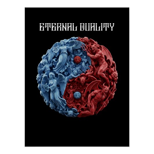 Eternal Duality Acrylic Poster (Voorkant)
