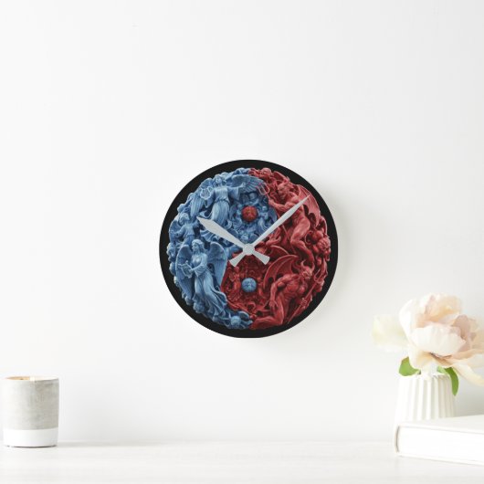 Eternal Duality Wall Clock Ronde Klok (Huis)
