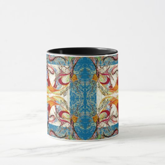 Eternal Elegance abstracte fantasie Mok (Midden)