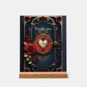 Eternal Elegance – Clockwork Heart.  Acryl Bord (Voorkant)