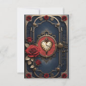 Eternal Elegance – Clockwork Heart. Bedankkaart (Achterkant)