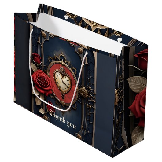 Eternal Elegance – Clockwork Heart. Groot Cadeauzakje (Voorkant Gekanteld)