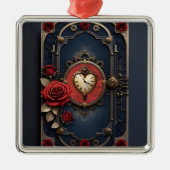 Eternal Elegance – Clockwork Heart Metalen Ornament (Voorkant)