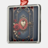 Eternal Elegance – Clockwork Heart Metalen Ornament (Links)