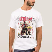 Eternal Encore Skeleton Spelen Viool T-shirt (Voorkant)