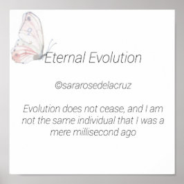 Eternal Evolution/Original Poem/©SRD Poster