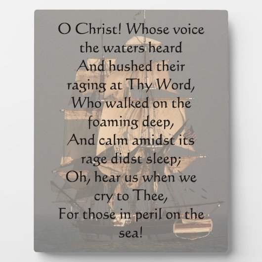 Eternal Father Strong om Plaque op te slaan Fotoplaat (Voorkant)