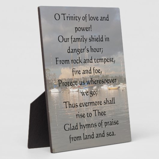 Eternal Father Strong om Plaque op te slaan Fotoplaat (Zijkant)