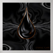 Eternal Flame - AI Fantasy Digitale Kunst Poster (Voorkant)