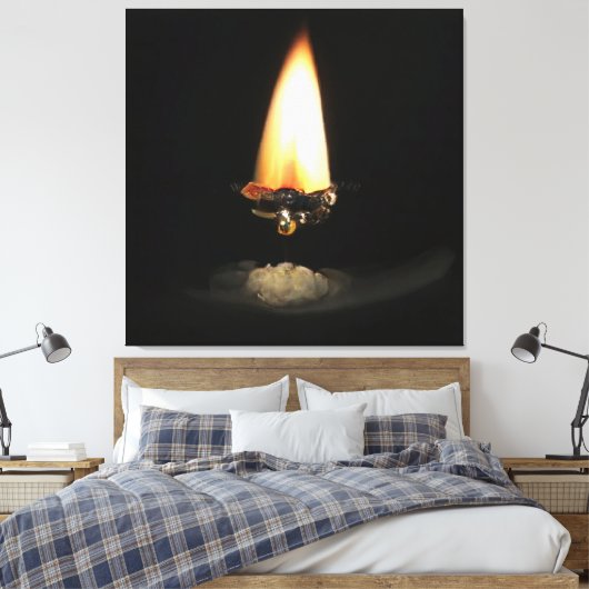 Eternal Flame Canvas Afdruk (Insitu (Slaapkamer))
