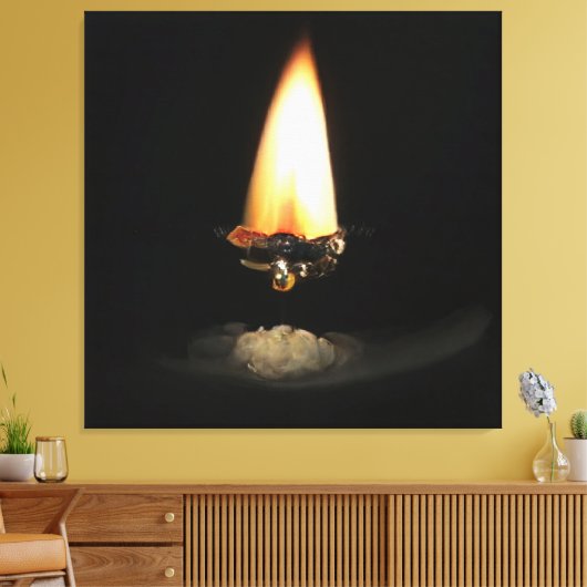 Eternal Flame Canvas Afdruk (Insitu (Woonkamer))