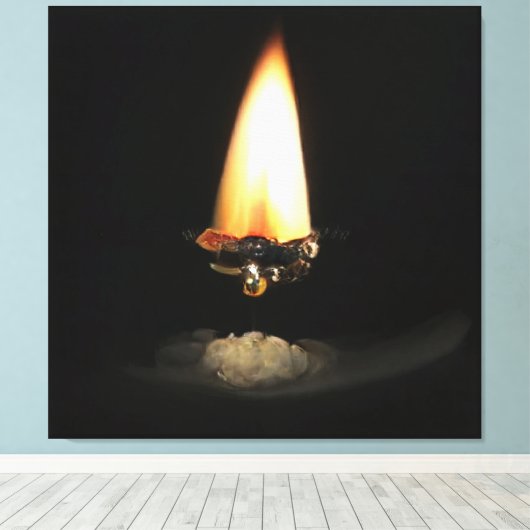 Eternal Flame Canvas Afdruk (Insitu (Houten vloer))